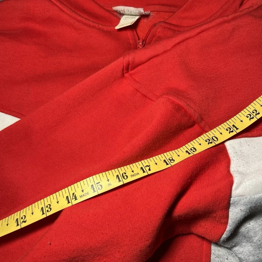 Adidas Sweater Men Size XL Trefoil Color Block Sweatshirt 90s Vintage